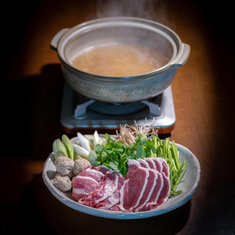 鴨鍋セット・ハーフサイズ（2～3人前）【送料込み】（販売終了）