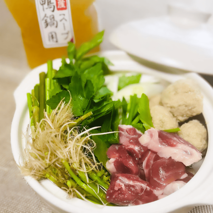 仙台せり鍋セット・ハーフサイズ（2～3人前）【送料込み】（販売終了）