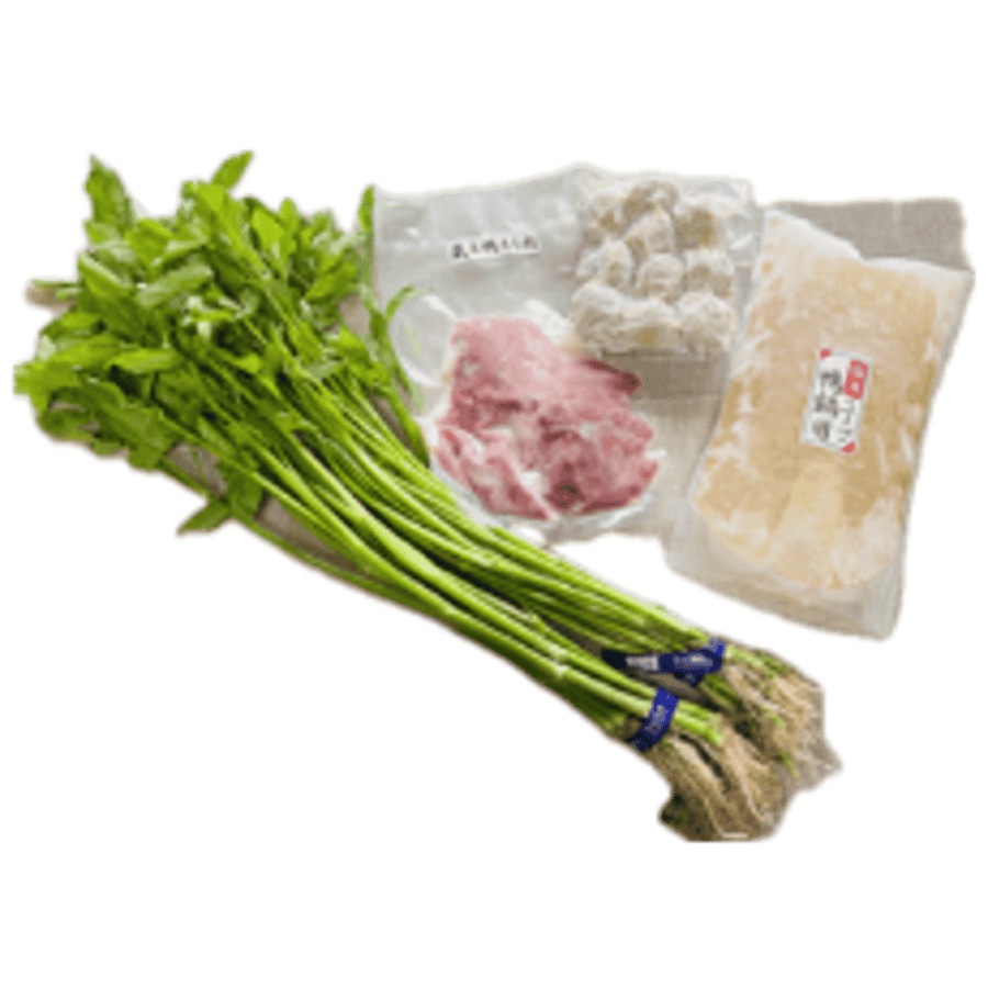 仙台せり鍋セット・ハーフサイズ（2～3人前）【送料込み】（販売終了）