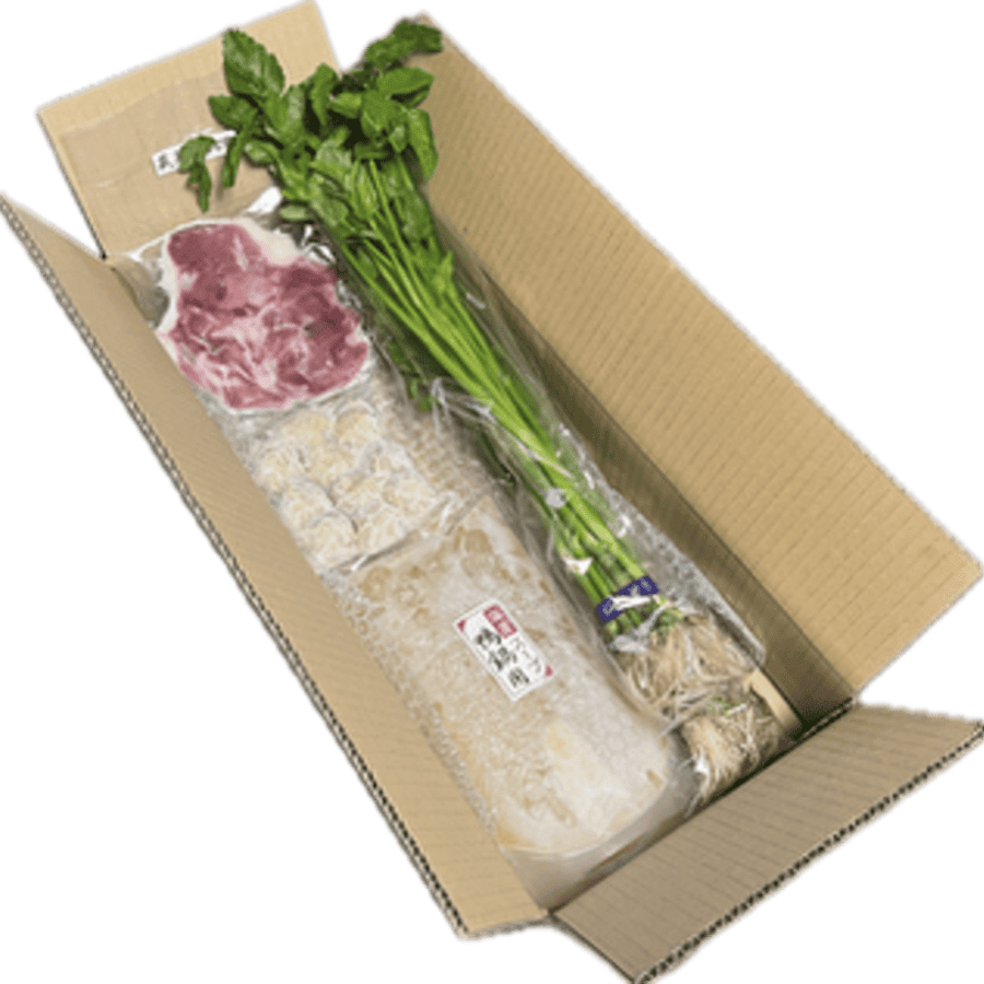 仙台せり鍋セット・ハーフサイズ（2～3人前）【送料込み】（販売終了）